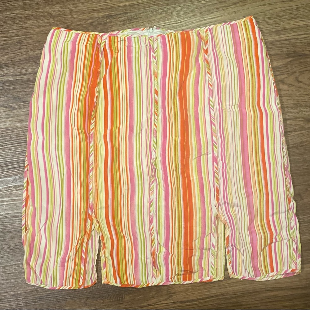 “Essentials G” Silk Skirt.